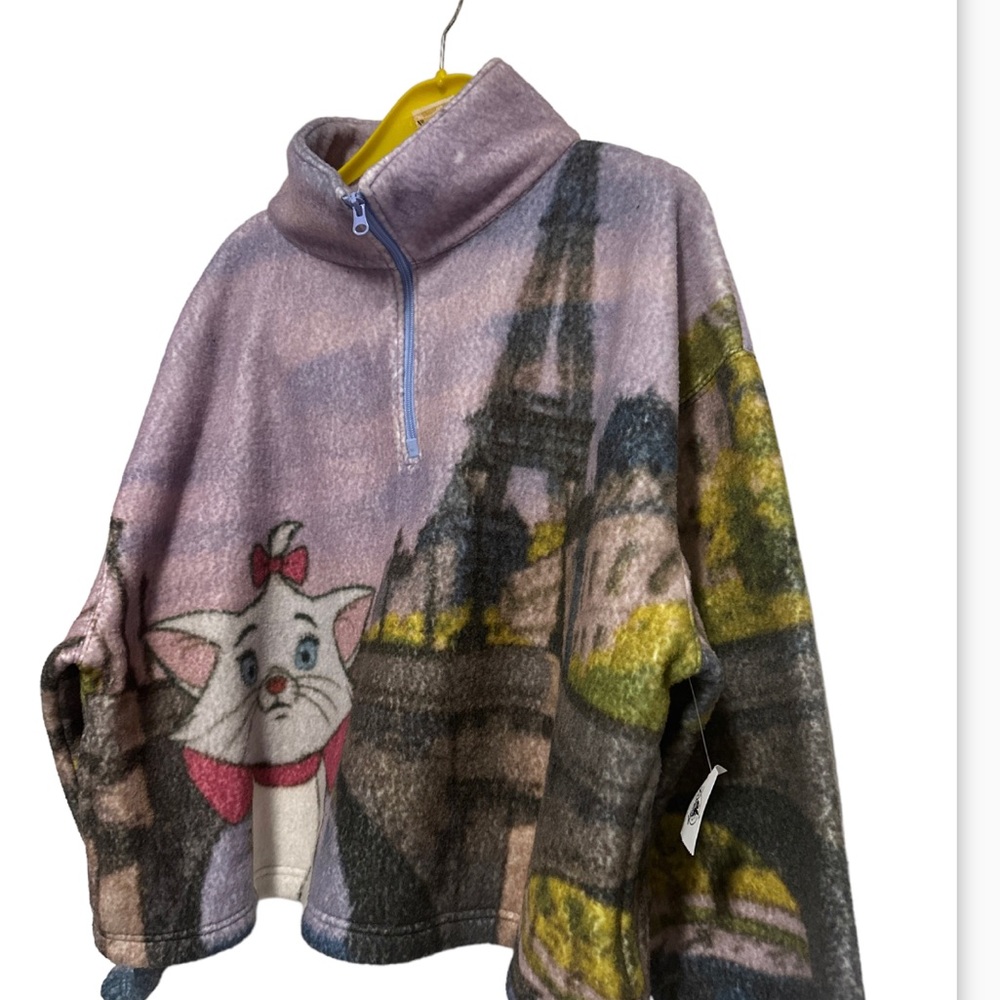 Disney Marie 1/4 Zip Fleece
Top for Adults - The Aristocats size 1X
